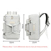 Large Capacity Sports Backpack with Wet Dry Separation for Gym, Yoga, and Outdoor Activities - Durable Nylon Design