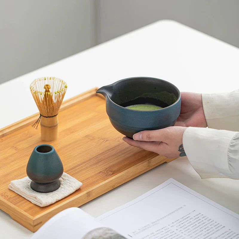 Handcrafted Japanese Matcha Bowl – Ceramic Green Tea Bowl for Tea Enthusiasts, Perfect for Authentic Matcha Experience