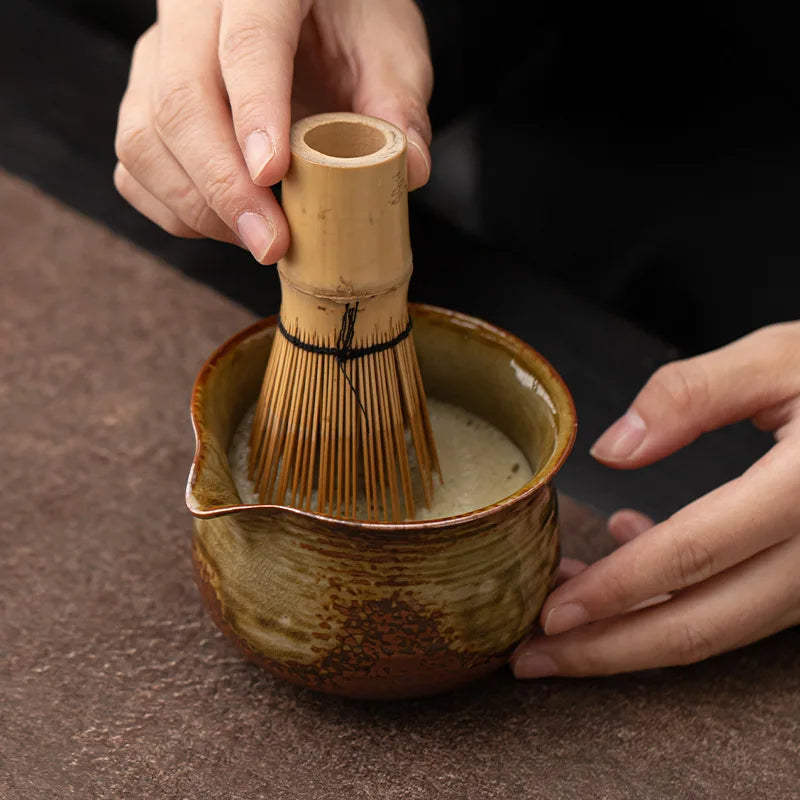 Japanese Ceramic Matcha Bowl – High Temperature Resistant Tea Bowl for Optimal Matcha Brewing