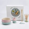Japanese Matcha Tea Set with Ceramic Bowl, Bamboo Whisk, Spoon Holder & Strainer – Ideal Tea Gift Set for Authentic Tea Ceremonies