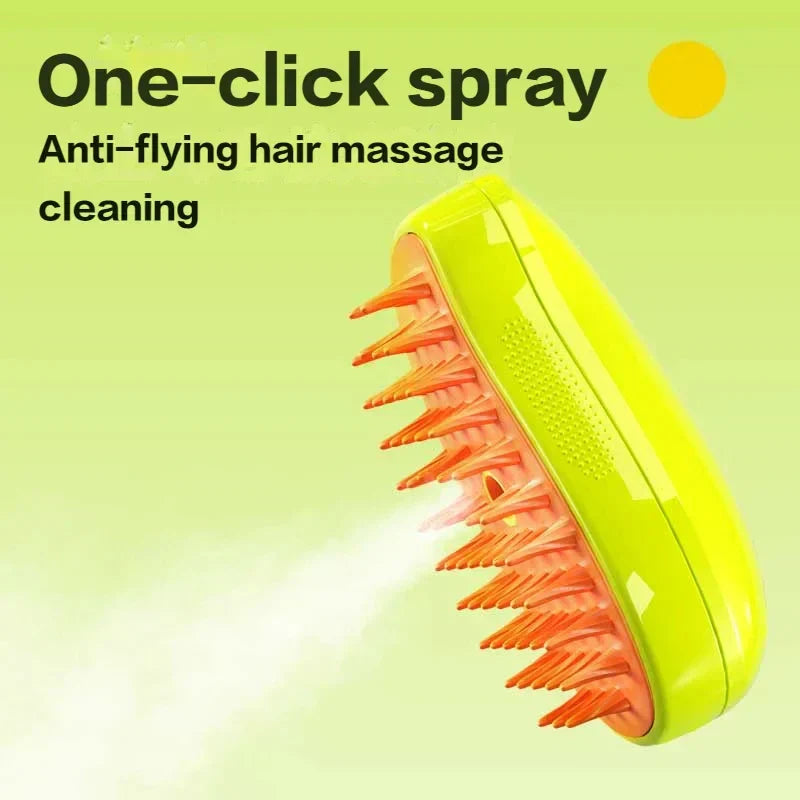 50% OFF | PurrFect™ | 3 in 1 steaming cat brush