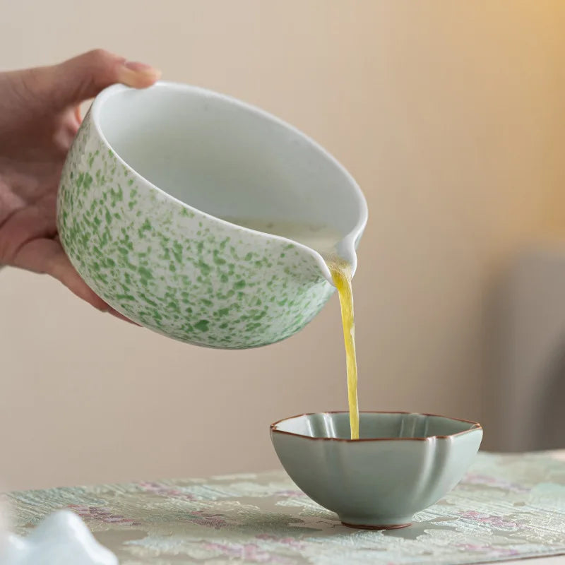 Japanese Ceramic Matcha Bowl Set with Whisk – Traditional Song Dynasty Tea Ceremony Tools
