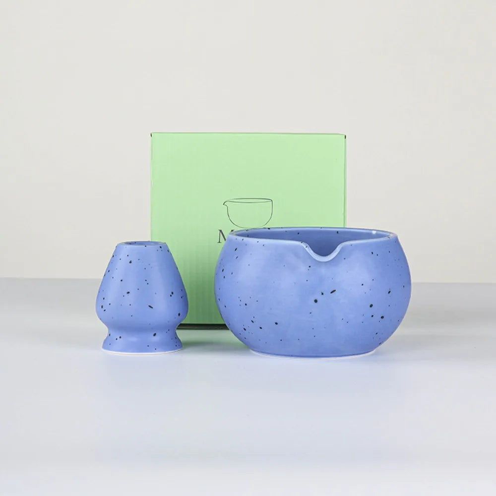 Ceramic Japanese Matcha Bowl with Pouring Spout – Ideal Matcha Tea Bowl for Perfect Tea Preparation