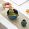 Japanese Ombre Matcha Bowl Set with Spout, Bamboo Whisk, and Scoop - Ceramic Tea Tools for Authentic Matcha Preparation