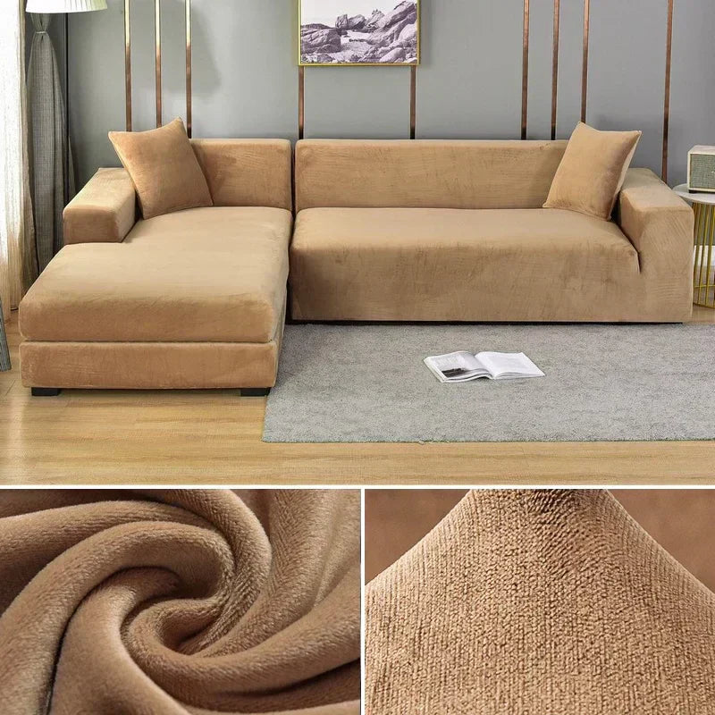 Stretch Velvet Sofa Cover