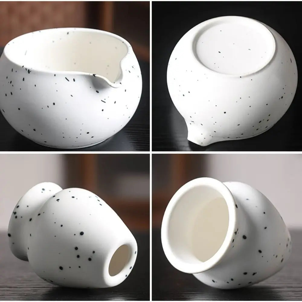 Ceramic Japanese Matcha Bowl with Pouring Spout – Ideal Matcha Tea Bowl for Perfect Tea Preparation