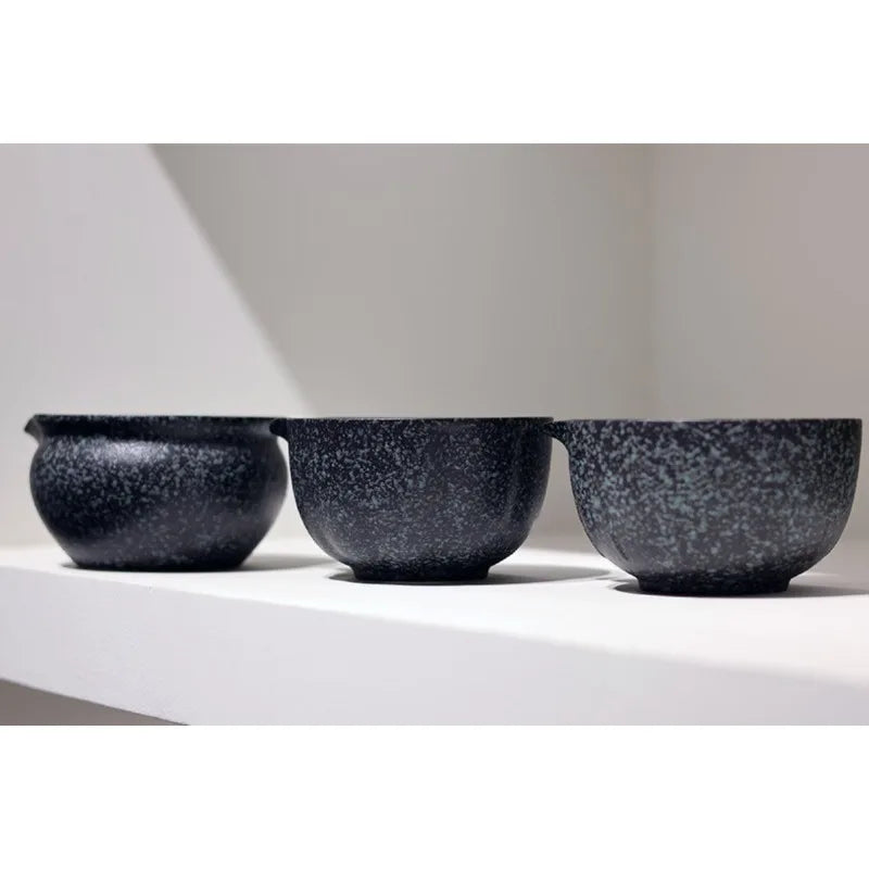 Matcha Bowl Set with 100-Prong Bamboo Whisk and Tea Ceremony Tools – 6-Piece Set