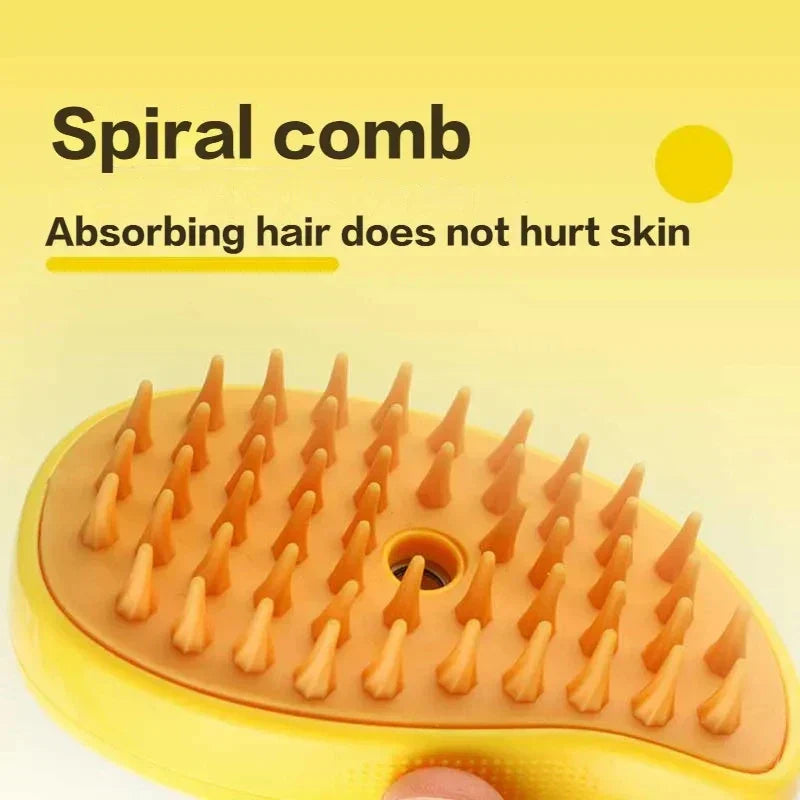 50% OFF | PurrFect™ | 3 in 1 steaming cat brush