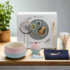 Japanese Matcha Tea Set with Ceramic Bowl, Bamboo Whisk, Spoon Holder & Strainer – Ideal Tea Gift Set for Authentic Tea Ceremonies