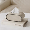 PU Leather Tissue Box with Storage Rack – Stylish Napkin Holder for Home and Office