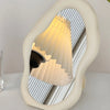 Cloud-Shaped Makeup Mirror with Velvet Base – Decorative Standing Mirror for Grooming and Photo Display