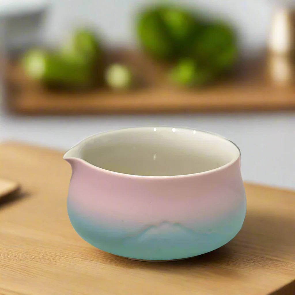 Japanese Matcha Tea Set with Ceramic Bowl, Bamboo Whisk, Spoon Holder & Strainer – Ideal Tea Gift Set for Authentic Tea Ceremonies