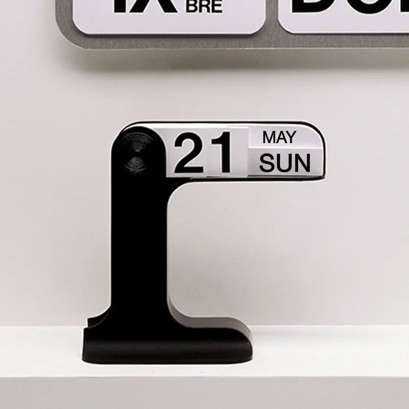 Modern Desktop Calendar – Stylish Flipping Desk Calendar for Home and Office Decor