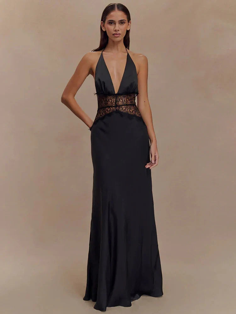 Velvra™ | Backless Maxi Dress