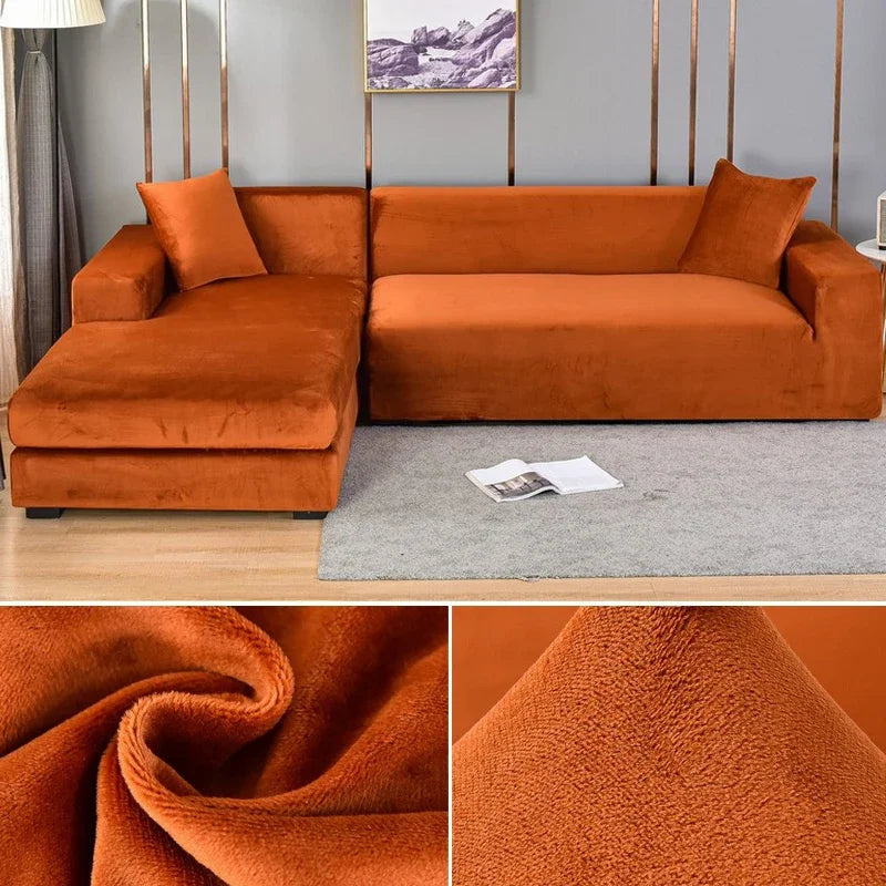 Stretch Velvet Sofa Cover