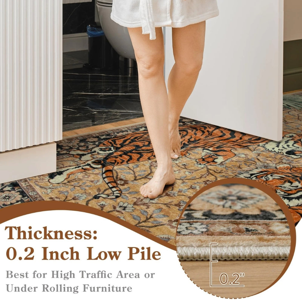 Savage Grace Tiger Tapestry Carpet Rug