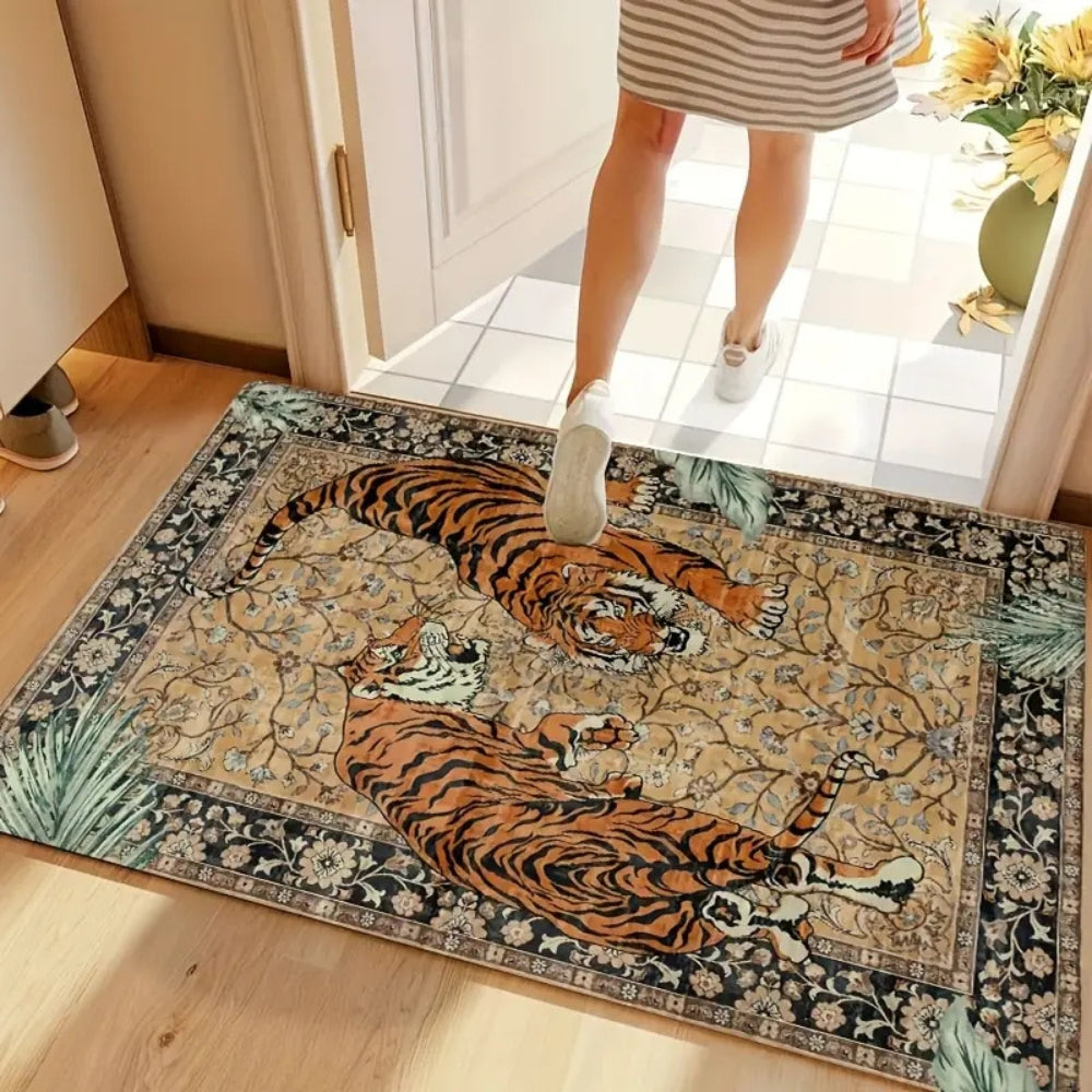 Savage Grace Tiger Tapestry Carpet Rug