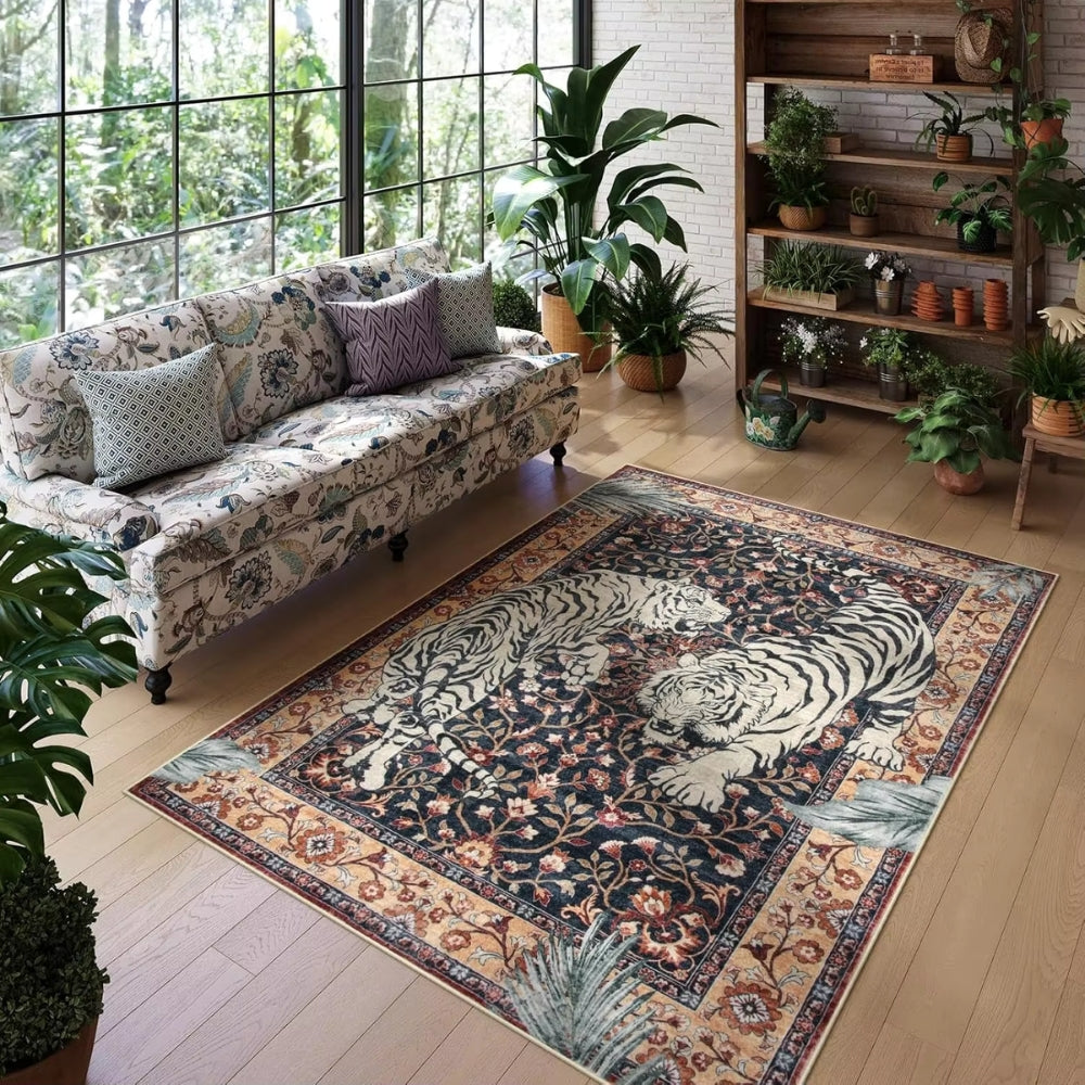 Savage Grace Tiger Tapestry Carpet Rug
