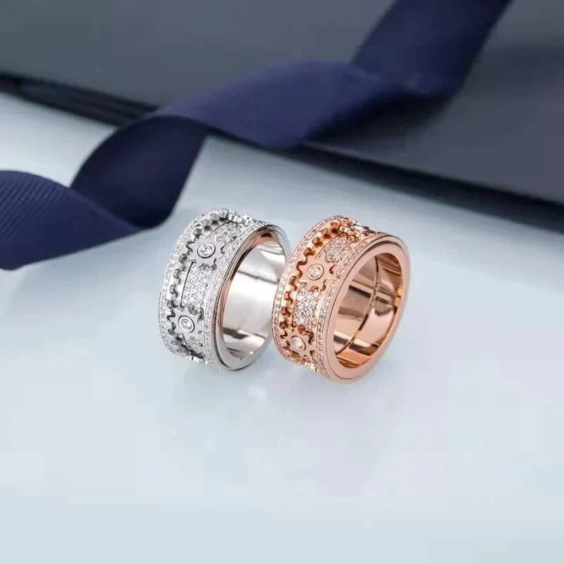 50% OFF  | Clockwork™ | crystal ring for fidget spinners