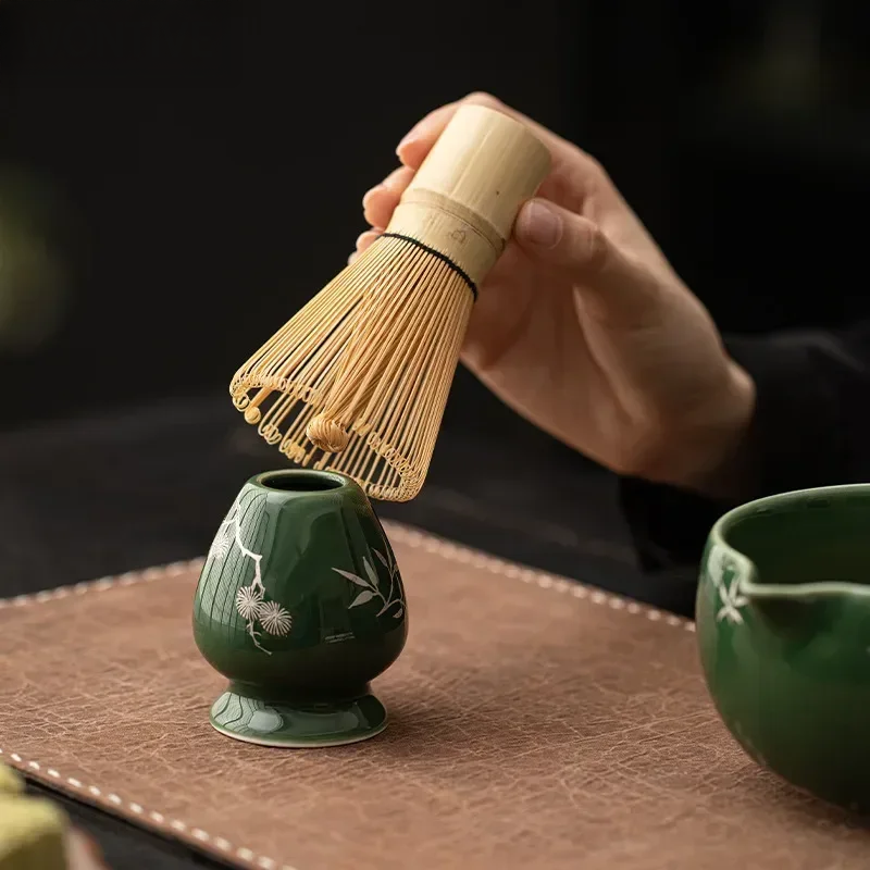Handmade Matcha Tea Set with Bowl, Whisk, and Scoop – Complete Matcha Making Kit for Traditional Ceremonies