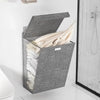 Foldable Adhesive Laundry Basket – Multifunctional Wall Hanging Organizer for Clothes and More