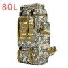 Large Tactical Travel Backpack, Expandable 80L-100L, Waterproof Hiking and Camping Bag
