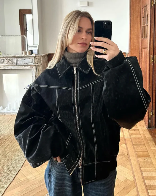 50% OFF | Odilie™ | Oversized leather jacket