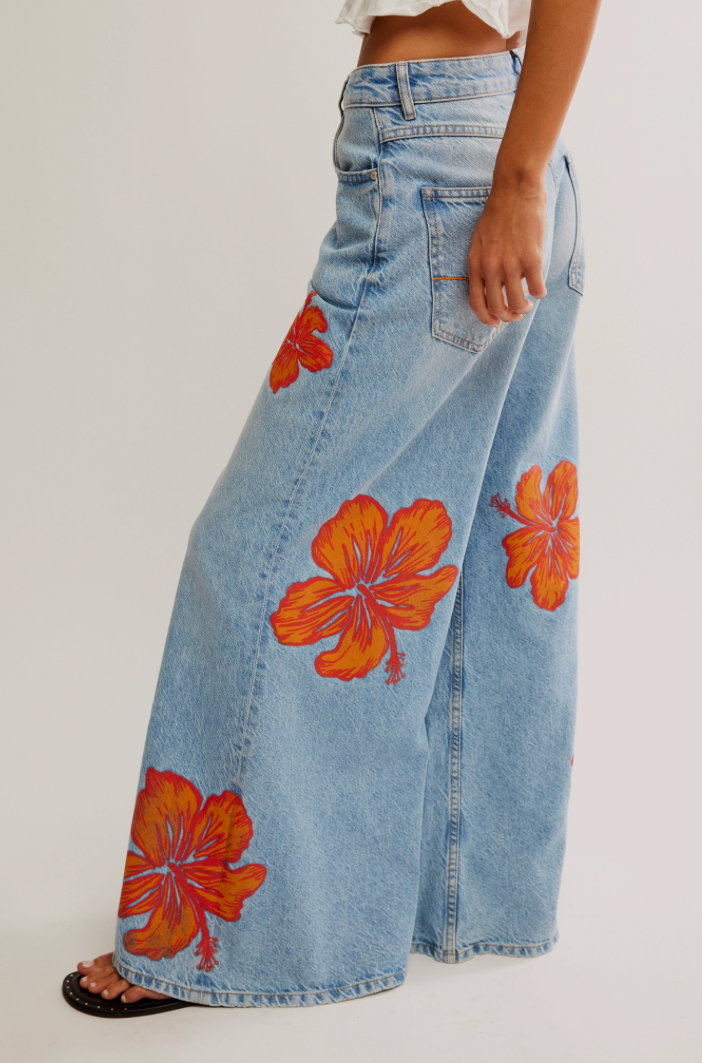 Palisades Wide-Leg Jeans