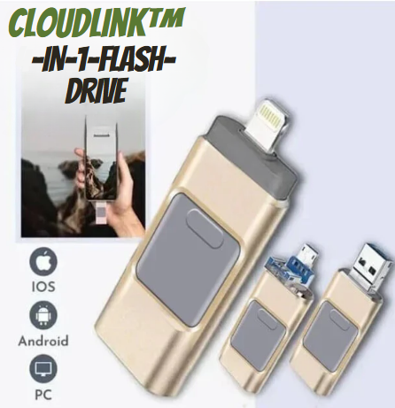 50% OFF | CloudLink™ | 4-in-1 Flash Drive Universal storage, effortless connectivity.