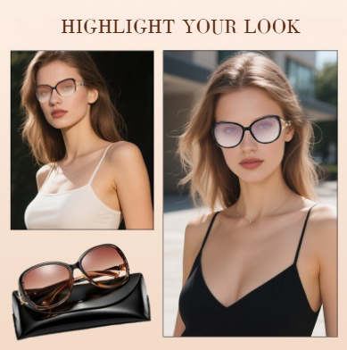 1+1 FREE | SolarBreeze™ | Women's Oversized Sunglasses