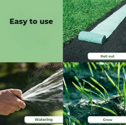 1+1 Free | Easy-care organic lawn seed mat