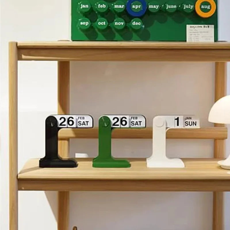 Modern Desktop Calendar – Stylish Flipping Desk Calendar for Home and Office Decor