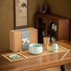 Premium 7-Piece Matcha Set with Bamboo Whisk, Ceramic Bowl, and Scoop – Traditional Tea Ceremony Accessories