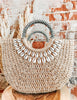 Shell Decor Straw Bag