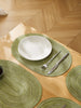 Set of 4 Washable Heat-Resistant Placemats, Non-Slip, Mixed Colors for Kitchen Dining Table