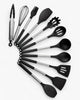 Silicone utensil set – 13-piece –  Heat resistant – Beige latte kitchen tools