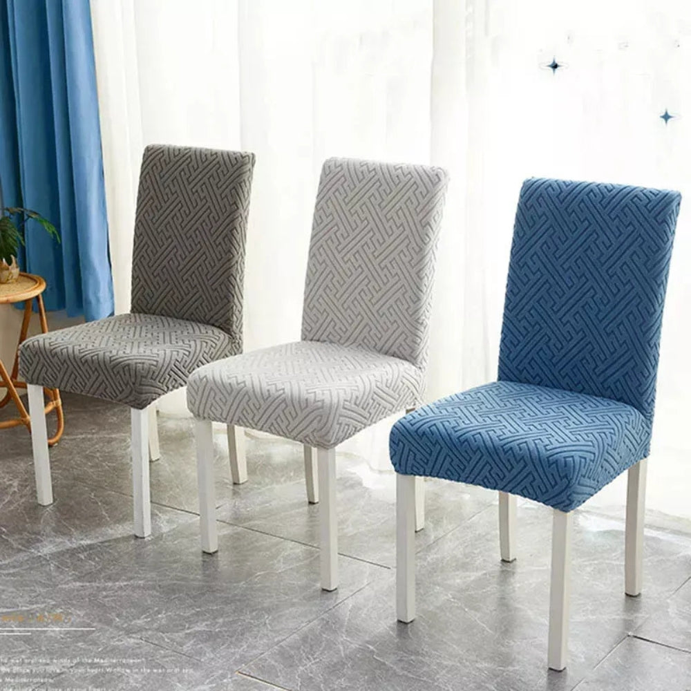 Silvra Elastic Lattice Dining Chair Cover