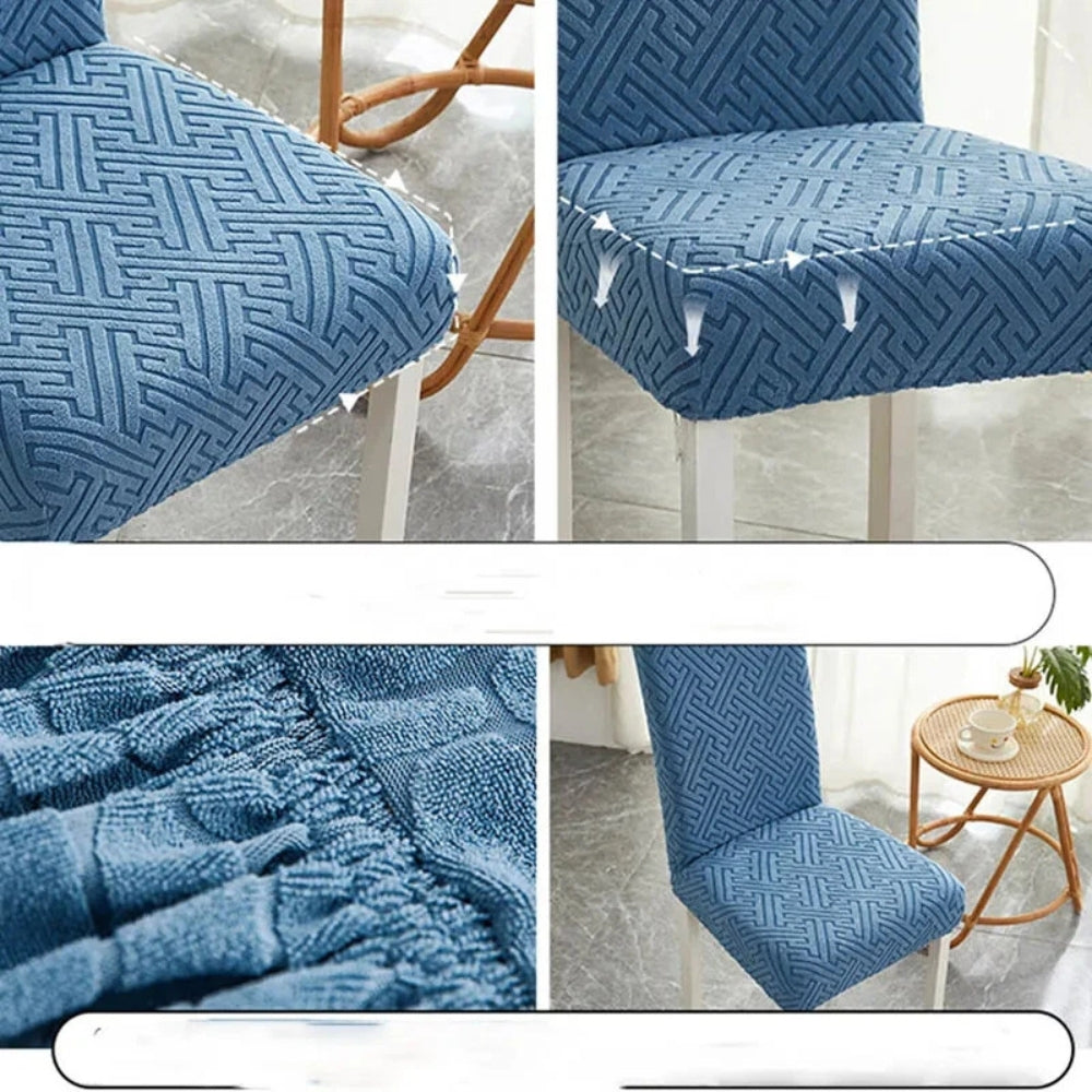 Silvra Elastic Lattice Dining Chair Cover