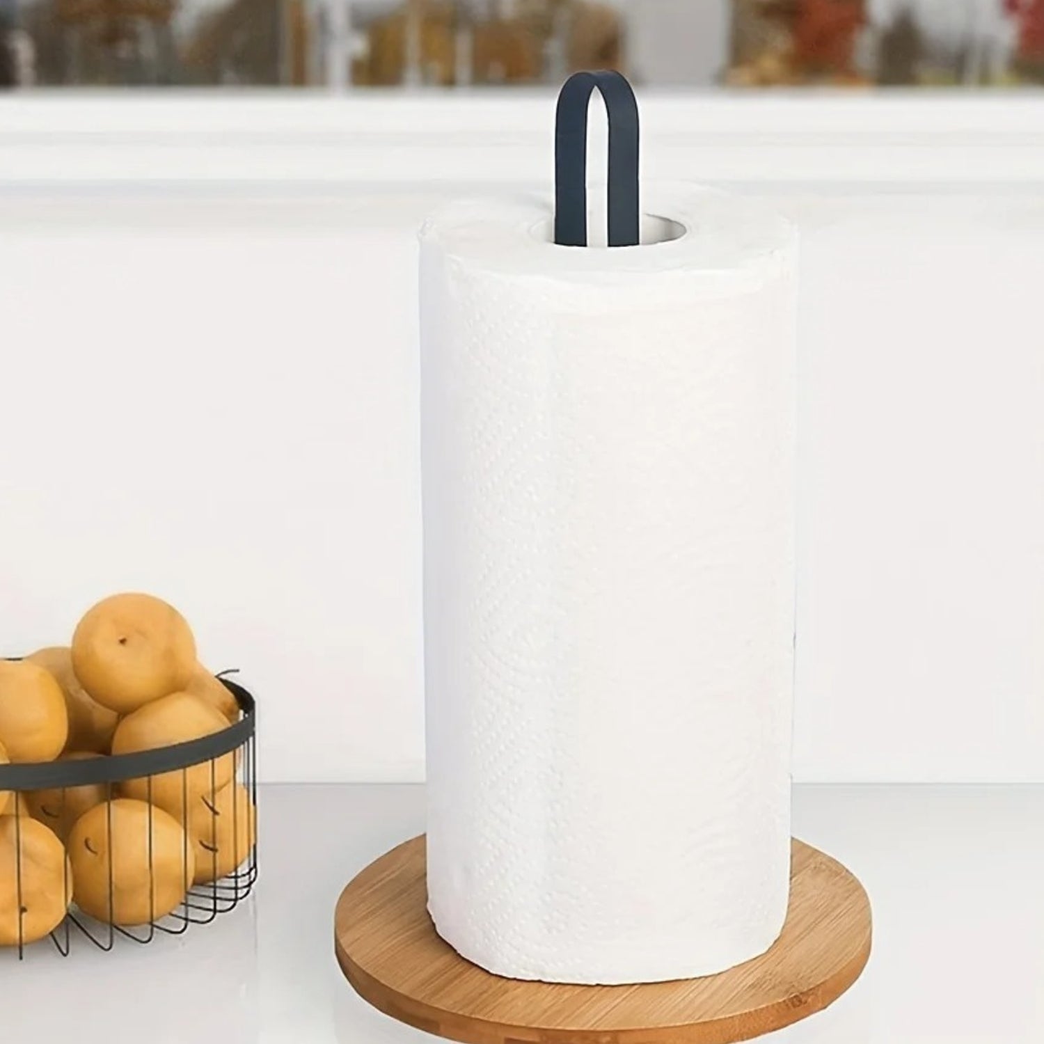 Simple Nordic-Style Kitchen Paper Towel Holder