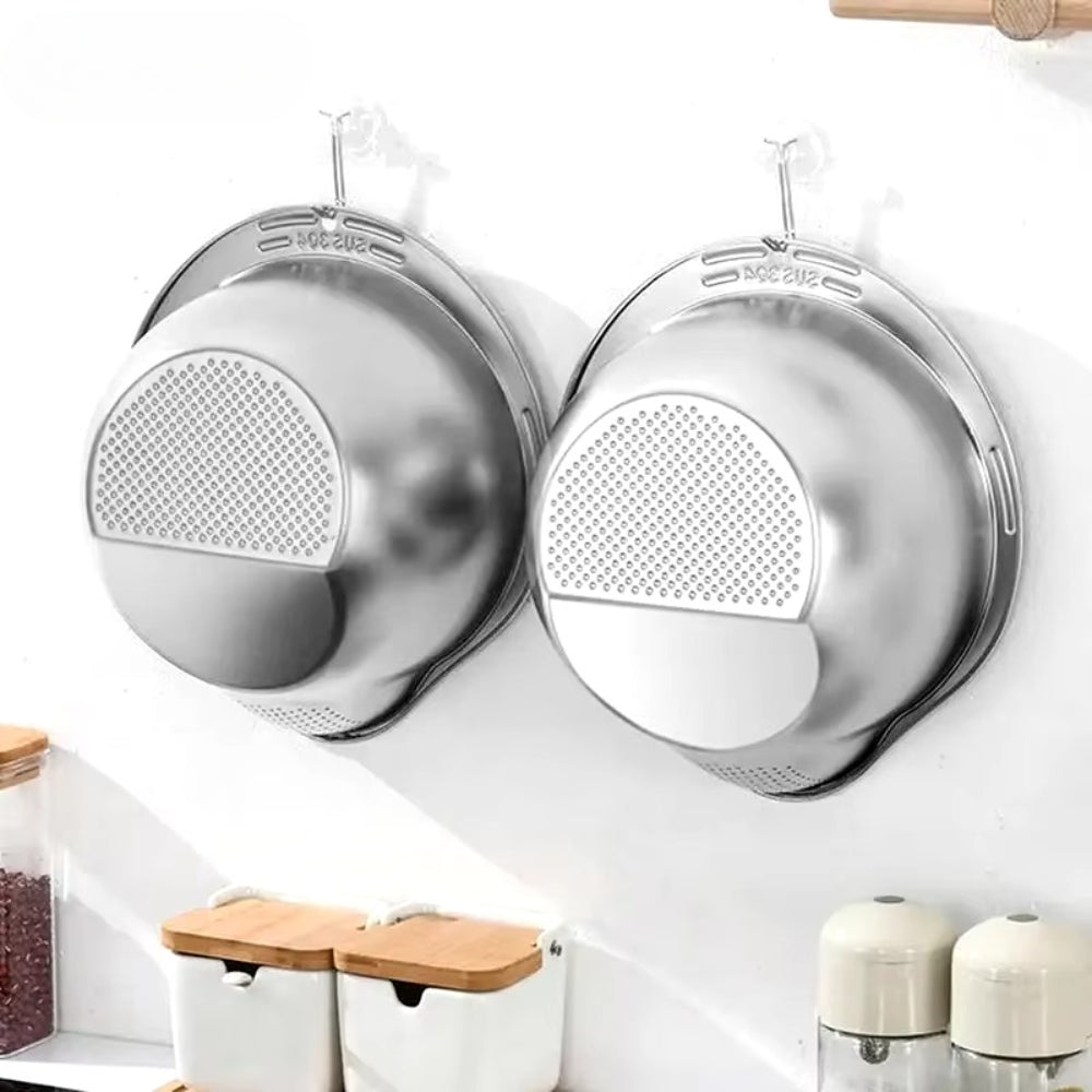 Smart Drain Food Mesh Colander