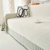 Sofa cover – Pet-friendly and stain-resistant – Rustic tassel design