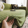 Sofa cover – Herringbone chenille – Pet-friendly design – Machine washable slipcover