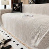 Sofa cover – Premium microfiber blend – Stripe herringbone design – Non-slip and machine washable