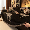 Sofa cover – Soft microfiber blend – Black zebra pattern – Stylish couch protection