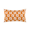 Sofa cushion – Cotton blend – Embroidered floral design – Cozy square and rectangular home accent
