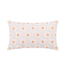 Sofa cushion – Cotton blend – Embroidered floral design – Cozy square and rectangular home accent