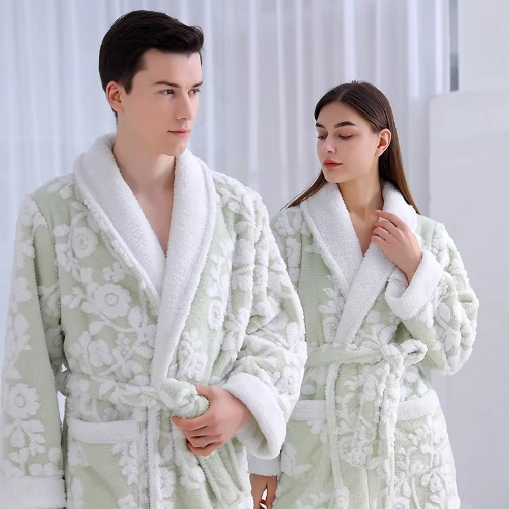 Solane Luxe Jacquard Bathrobe