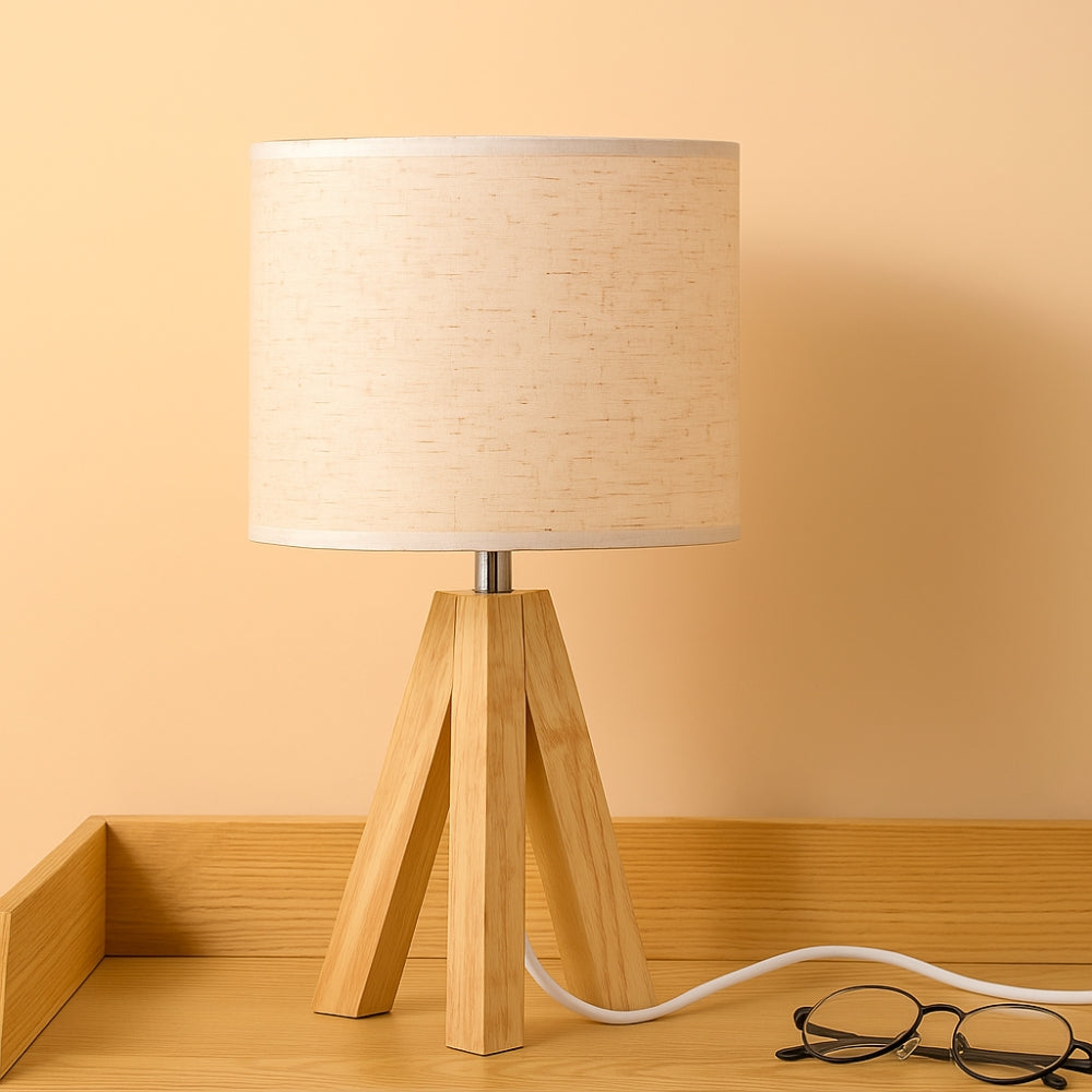 Solara Minimalist Tripod Table Lamp