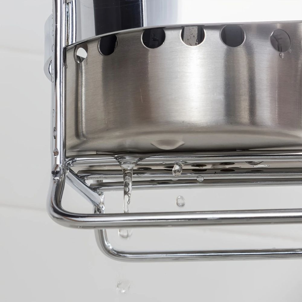 Stainless Steel Utensil Holder with Hole