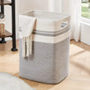 Storage basket – Cotton – Foldable design – Versatile home organizer – 15 x 12 x 18 in